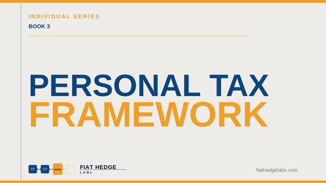 Personal Tax Framework